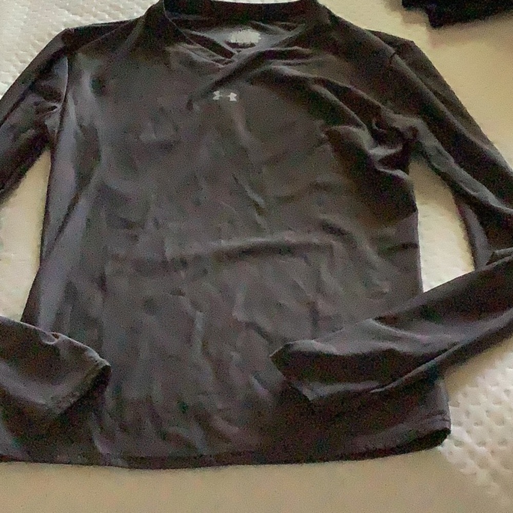 Under Armour Black Long Sleeve Performance Tee